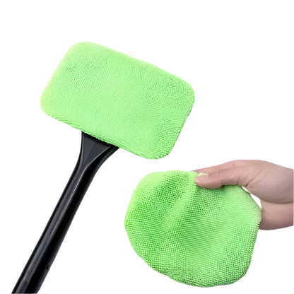 Automobilių langų valymo šepetys su 2 keičiamomis šluostėmis